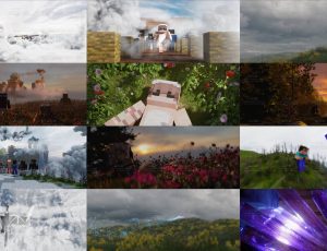 我的世界动漫短片完整Blender工程源文件+AE源文件