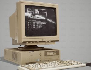 90年代PC电脑Blend模型