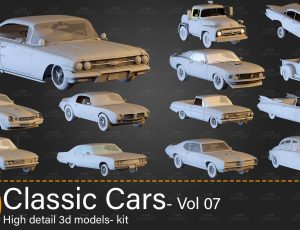 老爷车模型包Blend资产库