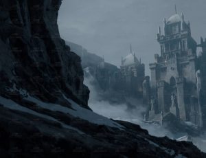 远古雪景城堡Blend工程源文件