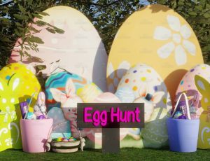 复活节蛋场景Blend工程源文件