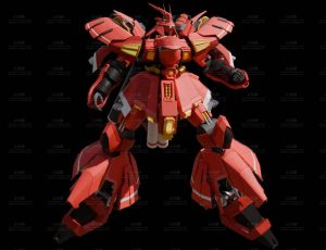 高达沙扎比机器人Blend模型