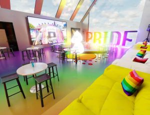 彩色派对场景Blend工程源文件