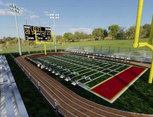 高中足球场Blend工程源文件