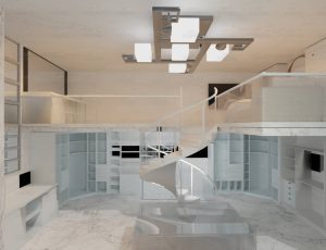 干净白净套房场景Blend工程源文件