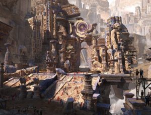 宏伟的寺庙遗迹Blend工程源文件