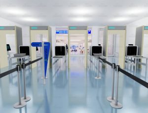 地铁检查入口Blend工程源文件