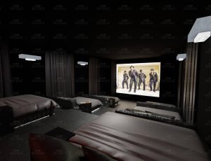 高档大电影院场景Blend工程源文件