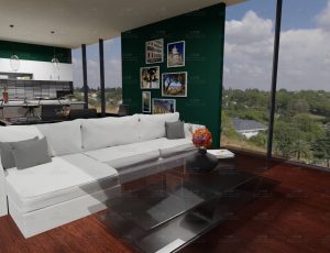 家庭厨房客厅场景Blend工程源文件