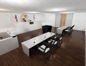 法庭法院场景Blend工程源文件