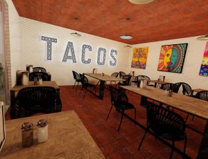 木屋休闲吧场景Blend工程源文件