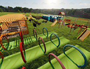 社区公园场景Blend工程源文件