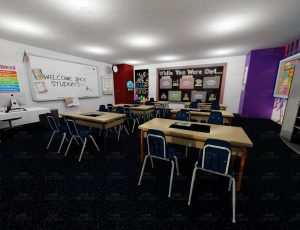 小学课堂场景Blend工程源文件