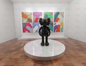 ExhibitKAWS展览室Blend工程源文件