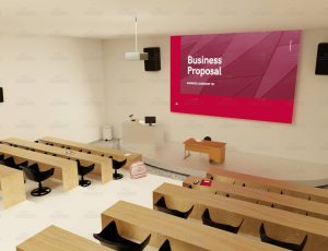 大学报告厅场景Blend工程源文件