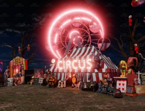 恐怖主题游乐园Blend工程源文件