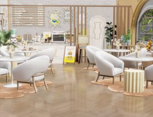 清新休闲饮料小吃店场景Blend工程源文件