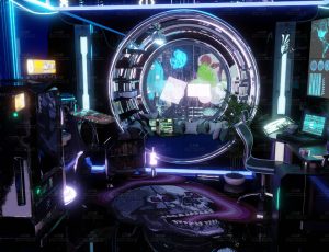 赛博朋克秘密控制室Blend工程源文件