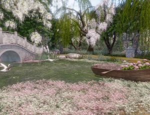 天鹅湖公园Blend工程源文件