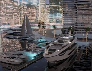 夜晚豪华游轮派对现场场景Blend工程源文件