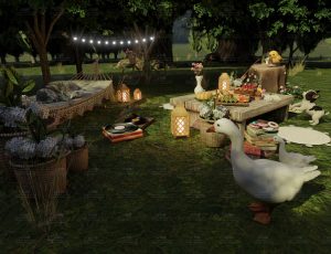 森林动物派对场景Blend工程源文件