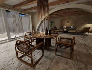 亚热带别墅房屋Blend工程源文件