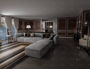 酒店总统套房Blend工程源文件