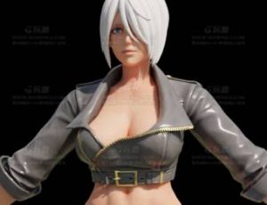 拳皇15安琪儿Blend模型