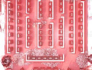 情人节卡座C4D工程源文件