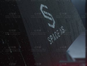 下雨天场景C4D工程源文件