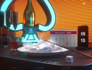 冬至场景C4D工程源文件