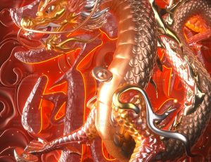 龙年场景C4D工程源文件