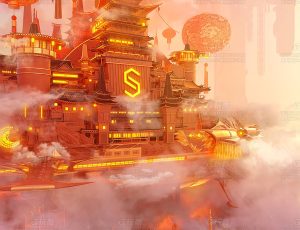 兔年场景C4D工程源文件