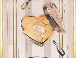 爱心盒场景C4D工程源文件