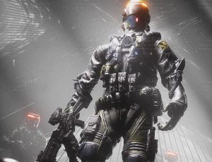 科幻机器人场景C4D工程源文件