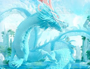 龙抬头场景C4D工程源文件