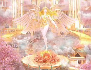 女神节场景C4D工程源文件