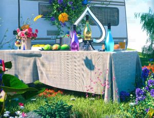 清明节场景C4D工程源文件