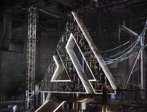 科技工厂场景C4D工程源文件