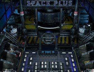 科技台位场景C4D工程源文件
