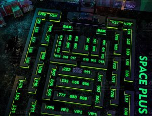 绿色座位小场景C4D工程源文件