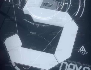 5倒计时场景C4D工程源文件