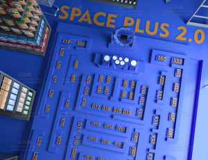 超市卡座场景C4D工程源文件