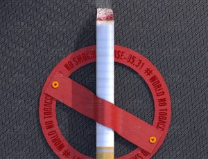 世界无烟日场景C4D工程源文件