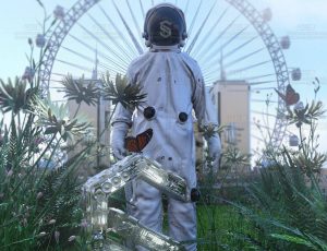 夏至场景C4D工程源文件