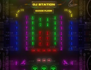 DJ卡座场景C4D工程源文件
