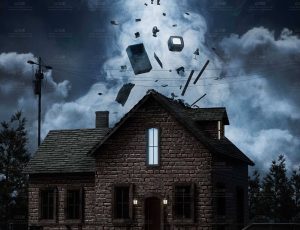 自然灾害场景C4D工程源文件