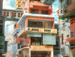 卡通风格贫民窟场景C4D工程源文件