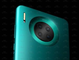 华为P40手机渲染场景C4D工程源文件