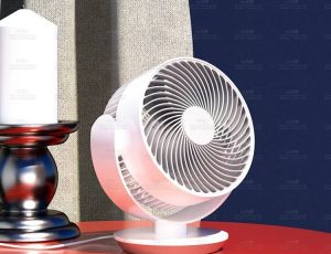 迷你风扇渲染场景C4D工程源文件